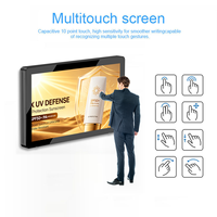 Affichage numérique mural extérieur IP65 de 32/43/49 pouces, écran tactile LCD interactif pour les magasins, les centres commerciaux, les cafés et les sites touristiques