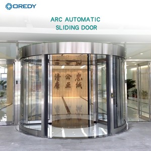 Oredy phong cách thiết kế hiện đại kính cong trượt tự động vận hành với DC24V 100W dunkermotoren - Product Image 3