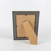 Cadre photo en plastique de luxe moderne or noir, vente en gros, cadre photo 4x6 5x7 pouces