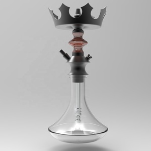 Cachimba Shisha de Madera Personalizada al por Mayor Cachimba Árabe de Acero Inoxidable Producción de Hookah - Product Image 2