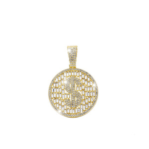 CJH Hip Hop completo diamante dólar ahuecado <span class=keywords><strong>mariposa</strong></span> diseño chapado en oro colgante collar joyería bienvenida <span class=keywords><strong>Gif</strong></span> regalo de cumpleaños - Product Image 2