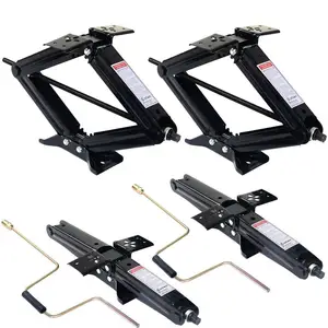Cric hydraulique à ciseaux OEM <span class=keywords><strong>TRS</strong></span>-120I haute capacité 5000 lbs pour camping-car et voiture avec stabilisateur et garantie de 12 mois, cric soudé - Product Image 4