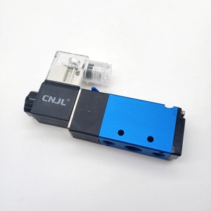 Válvula Solenoide Neumática CNJL Tipo Airtac Serie 4V200 4V210 220 230, 5/2 5/3 Vías, Cuerpo de Aluminio, Roscada, Piezas Neumáticas - Product Image 2