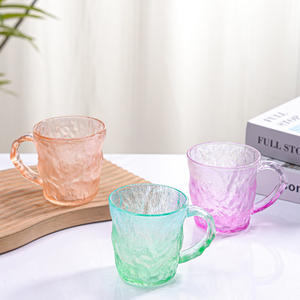 Vendita calda ghiacciaio tazza 300ml <span class=keywords><strong>rosa</strong></span> verde bicchiere di vino nero contenitore tazze da tè - Product Image 4