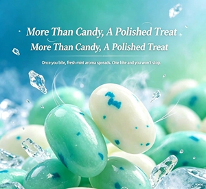 Bonbons gélifiés à la menthe, bonbons Jell-O - Saveur fraîche - Vente en gros en vrac de la série Fresh Breath - Product Image 6