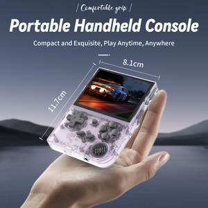 Console de <span class=keywords><strong>jeu</strong></span> portable sans fil rétro ANBERNIC RG35XX avec système Linux, écran 3,5 pouces, processeur H700, 64 Go, jeux vidéo - Product Image 6