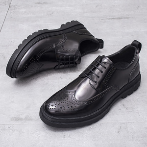 Chaussures Oxford habillées pour hommes en cuir véritable, à bout pointu, imperméables et respirantes, idéales pour le bureau et la carrière – Nouvelle collection très prisée - Product Image 5
