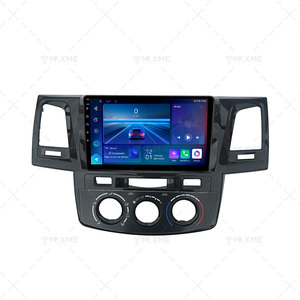 Marco de reproducción de DVD para coche nuevo producto para TOYOTA FORTUNER Hilux VIGO 2008-2014 negro brillante 9 pulgadas GPS al por mayor Marco de tablero estéreo para coche - Product Image 2