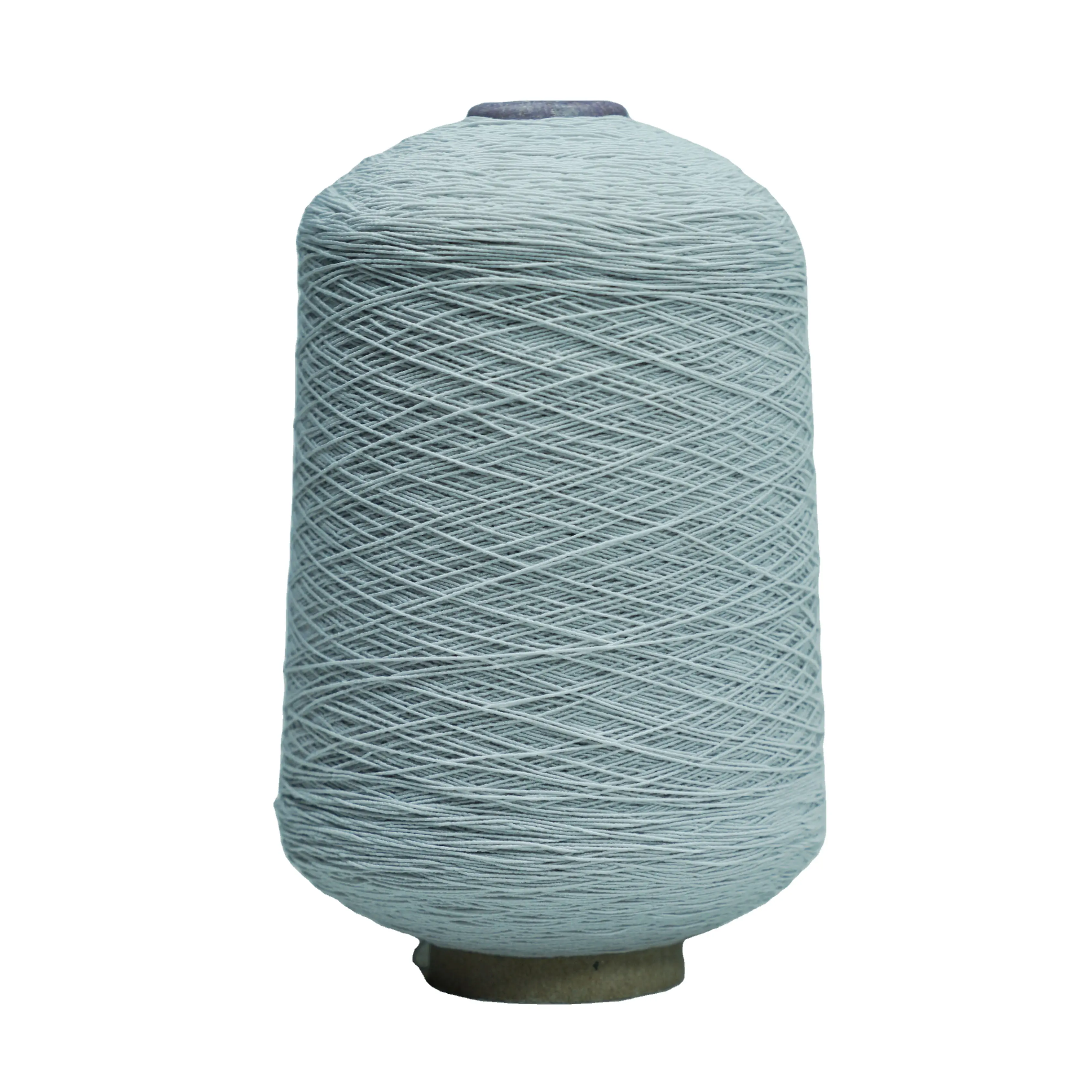 Fil de caoutchouc élastique en latex recouvert de blanc de vente chaude 907575 fil de caoutchouc pour le tricot