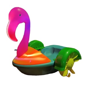 Barca a Remi in Plastica Colorata con Luci per Bambini, Attrezzatura da Piscina - Product Image 4
