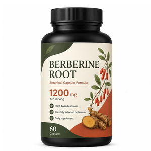 OEM/ODM Best-Selling Berberine HCl Capsules Herbal Supplement Black Pepper Extract Low-Carb Dietary Supplement Improve Immunity - Product Image 1
