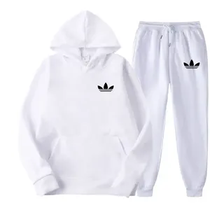 Nuova Tuta Sportiva da Uomo Stampata Casual per Jogging all'Aperto, Set <span class=keywords><strong>con</strong></span> <span class=keywords><strong>Cappuccio</strong></span> in Pile di Lusso 100% Nylon, Felpa <span class=keywords><strong>con</strong></span> <span class=keywords><strong>Cappuccio</strong></span> + Pantaloni - Product Image 2