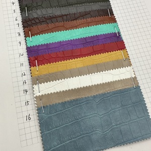Diseño clásico de cocodrilo PU Faux Leather Multi-Color Artificial Relieve Productos listos Patrón terminado - Product Image 5