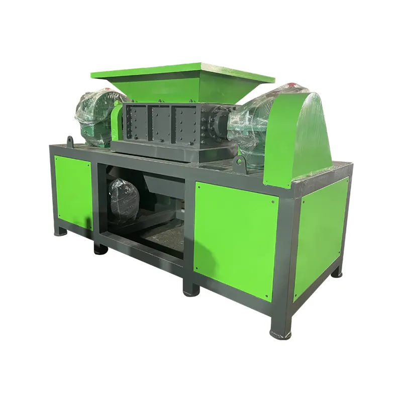 VANEST Abfallholz-Pallett Gummiraupen Recycling Doppelwellen-Schreddermaschine Gumiraupen-Schredder