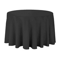 Lot de 10 nappes modernes en polyester tissé blanc uni, 63-126 pouces, anti-plis, lavables, réutilisables, pour table de salle à manger et mariage