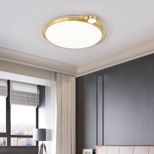 Altavoz Inteligente Xiao Ai Modelo 2021, Incorpora Lámpara de Techo de Cobre para Dormitorio, Diseño Simple, Moderno, Elegante y Lujoso, Tmall Genie - Product Image 3