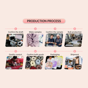 Chouchou à cheveux <span class=keywords><strong>de</strong></span> <span class=keywords><strong>haute</strong></span> qualité style français à bords froissés, motif floral, surdimensionné, accessoire pour <span class=keywords><strong>queue</strong></span> <span class=keywords><strong>de</strong></span> <span class=keywords><strong>cheval</strong></span> pour femme - Product Image 6