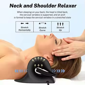 Beste Selle Airbag Neck Stretcher Höhen verstellbare Cloud Chiropraktik Kissen Relaxer Schulter <span class=keywords><strong>massage</strong></span> Tool für den Heimgebrauch - Product Image 6