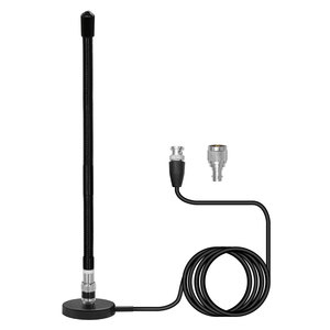 Antenne Cb fouet souple Bnc mâle 27mhz Ham Radio avec adaptateur de Base magnétique Bnc antenne CB - Product Image 4