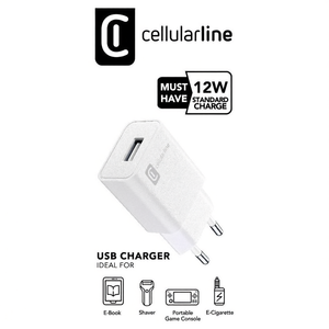 Chargeur USB Type-A 12W Blanc ACHUSB12WSMLW - Product Image 3