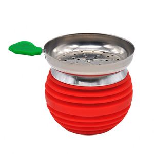 Accesorios para Fumar al por Mayor: Cuencos de Silicona y Acero Inoxidable 2 en 1 para Control de Calor - Accesorios Redondos para Cachimbas - Product Image 5