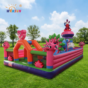Trampolín Inflable WINSUN con Diseño de Hada de las Flores, Ciudad de Diversión, Princesa - Product Image 1