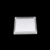 Boîte à lingots en or 1 Oz Porte-barre en argent 500G Conteneur de stockage en argent fin Acrylique transparent Rectangulaire Capslue