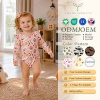Combinaison à volants pour fillettes en coton biologique et bambou/modal avec fermeture à boutons-pression, imprimé rose Halloween, vêtements de nuit pour les fêtes, certifiée OEKO-TEX