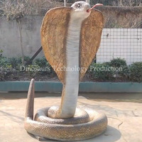 Modèle de démon serpent mythique personnalisé, Naga animatronique fait main pour la décoration de terrain de jeu intérieur