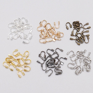 U-Shaped Positioning Tubes For <b>Bracelet</b> Making Mixed Shapes <b>Copper</b> Plated Jewelry Findings DIY Accessories - Product Image 2