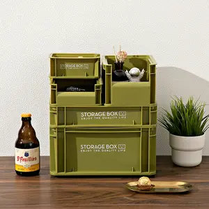 Industrial style Food and cosmetics tidying boxes Fruit basket Stackable Storage Bins with Home