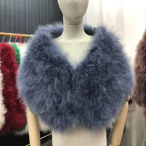 Chal de Novia para Mujer, Abrigo de Invierno con Peluche, Capa, Bufanda, Chal de Plumas Esponjosas, Estola para <span class=keywords><strong>Fiesta</strong></span>, Capa de Novia - Product Image 2