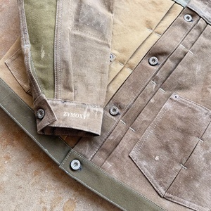 OEM Factory <b>Custom</b> <b>Denim</b> <b>Jacket</b> Streetwear Vintage Patchwork Jean Coats <b>Denim</b> Fabric Heavyweight Loose <b>Denim</b> <b>Jacket</b> Men - Product Image 3
