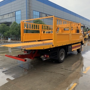 Isuzu 4x2 120hp Diesel Wrecker Truck - 5ton <strong>Load</strong> Capacity with Foldable <strong>Ramps</strong> for Construction Equipment Transport - Product Image 4