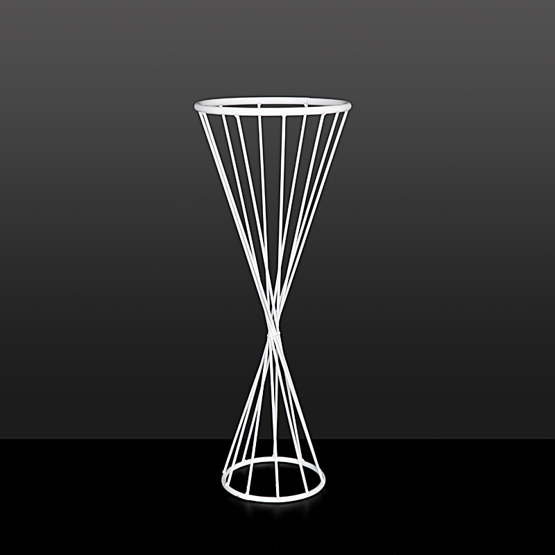 Wedding Props Iron Flower Arrangement Hollow Main Table Flower Centerpieces For Wedding Decoration