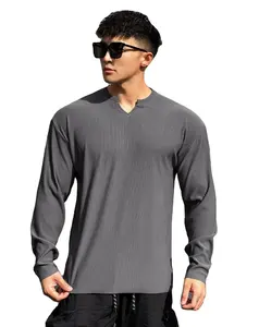 Men's High Quality Casual Sports Tracksuit Autumn Winter V-Neck Custom Muscle Head Print Loose Fit New Street Trend Big Knitted