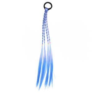 IFOND mode couleur <span class=keywords><strong>faux</strong></span> <span class=keywords><strong>cheveux</strong></span> enfants <span class=keywords><strong>cheveux</strong></span> corde princesse torsion tresse queue de cheval élastique <span class=keywords><strong>cheveux</strong></span> cravate - Product Image 2