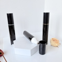 Botol Pompa Airless Sampel Gratis dengan Aplikator Kepala Sikat yang Dapat Diganti untuk Serum Perawatan Kulit, Lotion, Foundation, Sampo, Krim