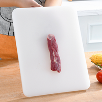 Planches à découper en plastique de qualité alimentaire en PE, rondes/carrées, colorées, pour une utilisation culinaire