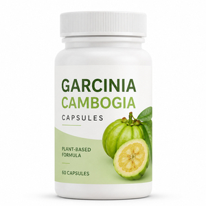 Nouvelles capsules d'extrait de Garcinia Cambogia Max, brûleur de graisse thermogénique, accélérateur pour la gestion du poids chez l'adulte - Biologique, sans gluten - Product Image 1