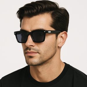 2025 Trending Square Frame Shades UV400 Custom Logo Sunglasses with High Quality Fashion Designer Sun Glasses for Men - Product Image 2