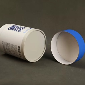 Recyclable Kraft Paper Can Round Cylinder Container <b>Sealed</b> Paper Food Jar for Pet Snack Packaging - Product Image 2