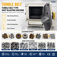 Otomatik Tamburlu Bantlı Kumlama Makinesi Q3210 Dökme Demir Dökümhanesi Kum Temizliği için Yüksek Verimli Motor