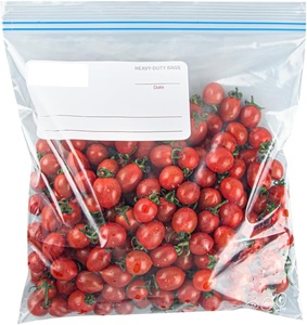 Restaurantware-Bag Tek 1 Quart Freezer <b>Slider</b> Bags 25 Disposable <b>Zipper</b> Pouch Bags - Product Image 3