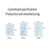 Emballage chaud/froid de gel de glace sèche de livraison rapide de forme personnalisée en gros pour le type de film protecteur de transport de nourriture