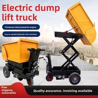 Nouvelle brouette électrique de 750 kg avec chariot à pousser 48 V