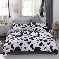 Housse de couette blanche noire, literie à motif d'art folklorique aztèque Boho, ensemble de literie en housse de couette en microfibre douce pour King Queen Size