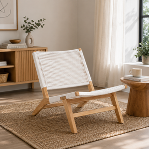 Traditional Indonesian Teak Eco-Friendly Durable Tropical Design Outdoor Garden Villa Bedroom Living Room Park <b>Relaxation</b> <b>Chair</b> - Product Image 3