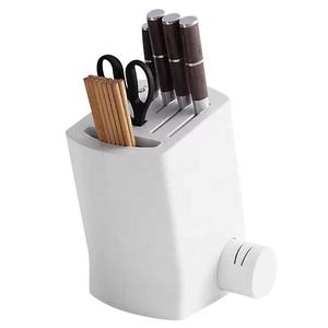 Prix usine longue durée de vie conception Offre Spéciale couteaux de cuisine allemands bloc <span class=keywords><strong>Chef</strong></span> ensemble Style japonais boîte à couteaux personnalisée avec aiguiseur - Product Image 6