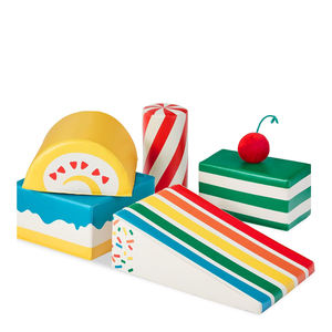 Structures de jeu en mousse souple pour enfants, coordonnées en couleur, pour grimper et ramper, favorisant le développement de l'enfant - Product Image 1